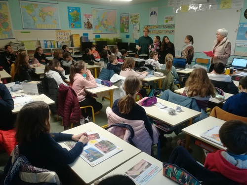 Présentation du collège Sainte-Anne en classe de CM2