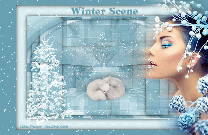 Tutorial Cre@nnie ~ Winter Scene