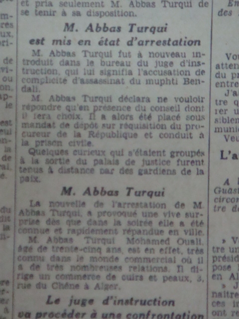 abbas turki bienfaiteur au mouloudia et proche des oulémas musulmans