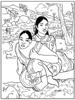 Coloriages d'oeuvres d'art