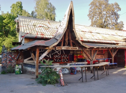 Le quartier des Alternatifs  à Ljubljana en Slovénie (photos)