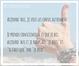 Défi pensée positive 1