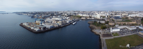 Brest, le port du château