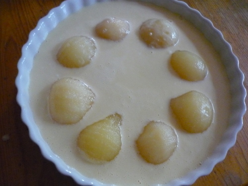 Gâteau aux poires sans gluten ni laitages