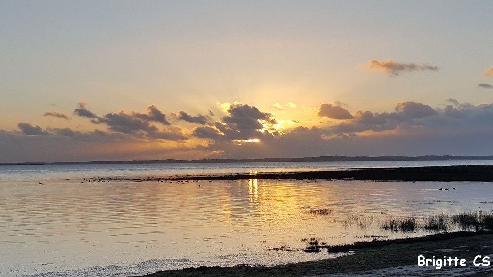 Coucher de soleil du 2 février 2018...