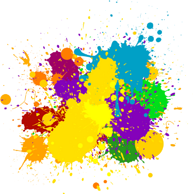 Tâches peinture, png