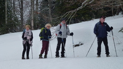 SORTIE RAQUETTES La Croix de Châtelard-Col de Carri (mardi 29 janvier 2013)