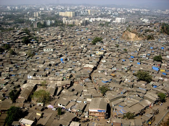 Les bidonvilles dans l'espace urbain