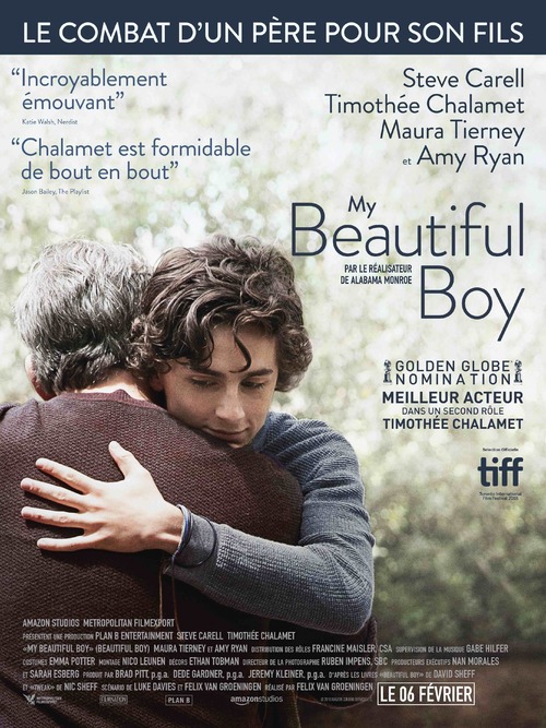 La bande-annonce de MY BEAUTIFUL BOY avec Timothée Chalamet et Steve Carell ! Le 6 février 2019 au cinéma