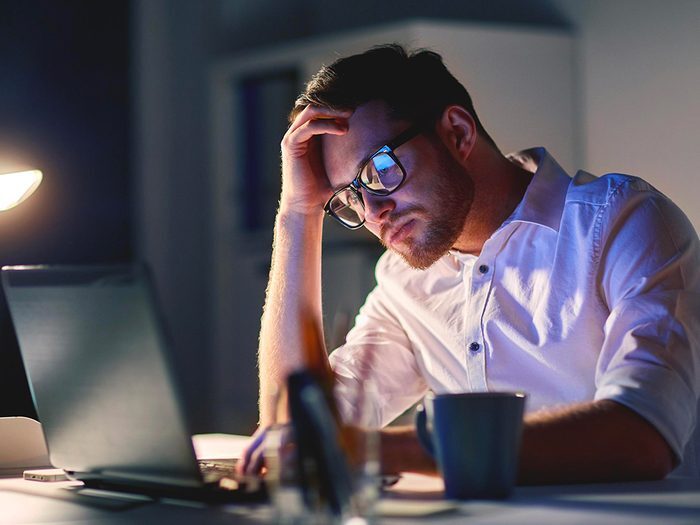 Le dimanche soir est source d'anxiété.