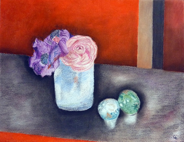 Nature morte au bouquet de fleurs