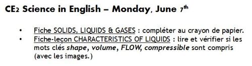 CE2SC - States of Matter (1): liquids