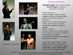 Portraits de dames - Voix et musique : les 20 & 21 janvier