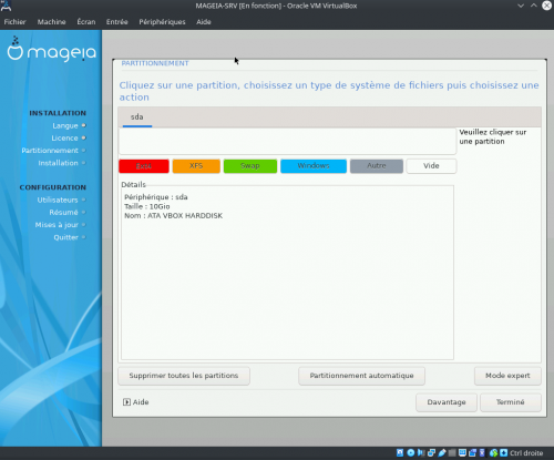 Installation d'un Serveur sous Mageia 8