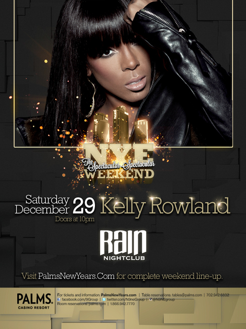 Party avec Kelly Rowland à Vegas!