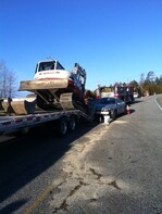 Accident de la route rang St-Michel de Lambton.