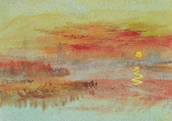 Aquarelles de : Turner (bords de la Loire)