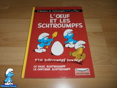 BD " L'oeuf et les Schtroumpfs " T.4