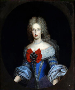 Marie-Anne de Neubourg, par W.Humer, huile sur toile, Düsseldorf, Stadtmuseum.