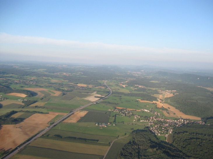 Vues aériennes - Pouligney-Lusans