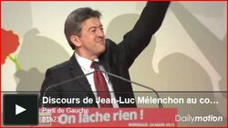 Jean-Luc Mélenchon : meeting de clôture du Congrès