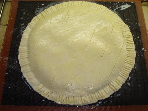 Une Galette des Rois à la Crème de Pistaches