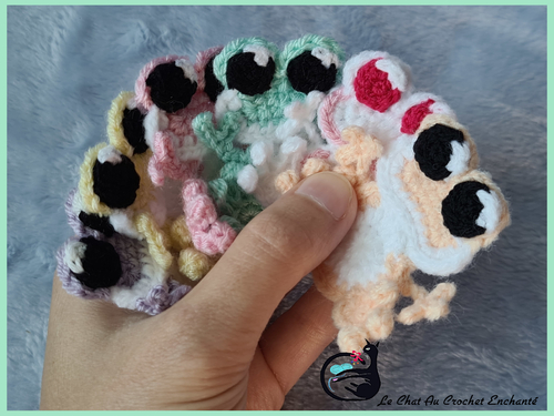 [ Accessoire ] Applique Couicky ( Grenouille au crochet )