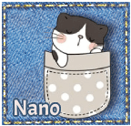 C'est dans la poche - chat - Francine - Nano