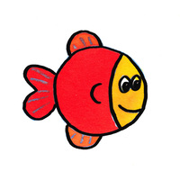 mon poisson rouge - Ptiloupassion