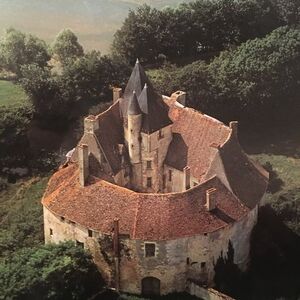 Castle of Meauce in the Bourgogne, France