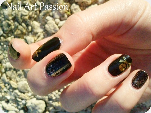 Nail Art stickers tête de mort !