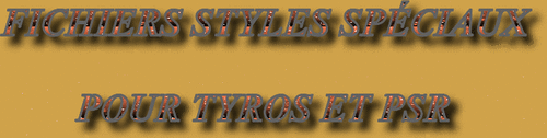 FICHIERS STYLES SPÉCIAUX SÉRIE 14173