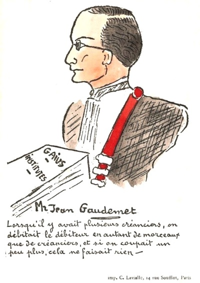 Gaudemet, Jean (1908-2001). Histoire du Droit