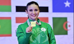 Jeux Panarabes  en Kata Individuel Dahlab Aicha Narimène Médaille d'Or