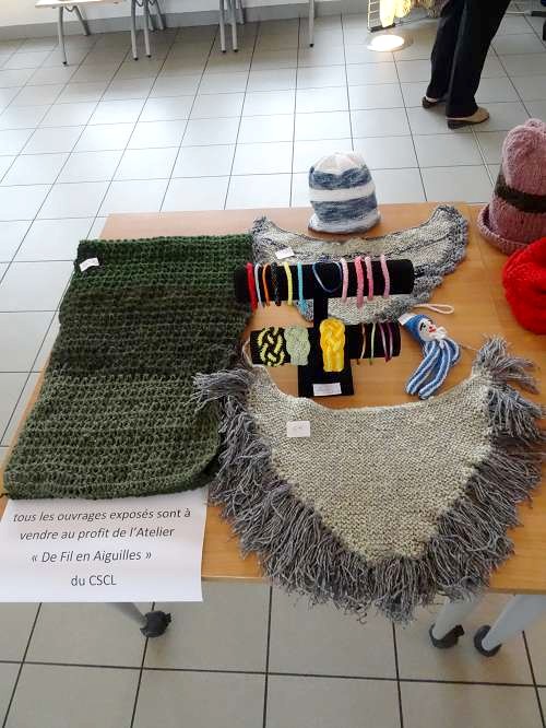 "La journée du tricot" a eu lieu au CSCL de Châtillon sur Seine