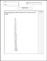 Evaluations  début CM1