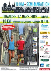 Semi-marathon Locronan Plogonnec Quimper - Dimanche 17 mars 2019