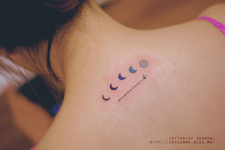 Les tatouages minimalistes de Seoeon