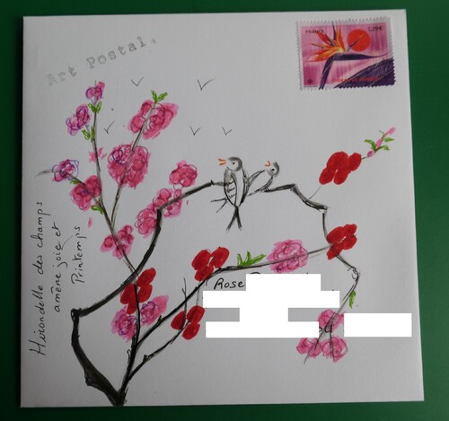 Art Postal " le printemps "