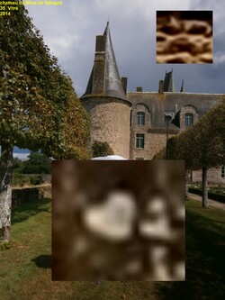 matérialisations à Vitré (35) au chateau de Mme de Sévigné (2014)