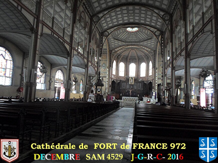 EGLISE DE MARTINIQUE:  Cathédrale de FORT de FRANCE  1/5       D 16/05/2017