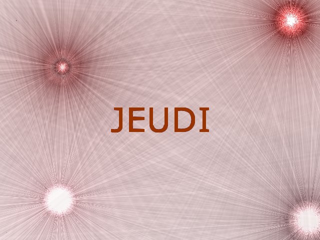 Aujourd'hui Jeudi