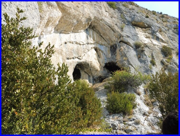 Sisteron, la Baume du trou d'argent