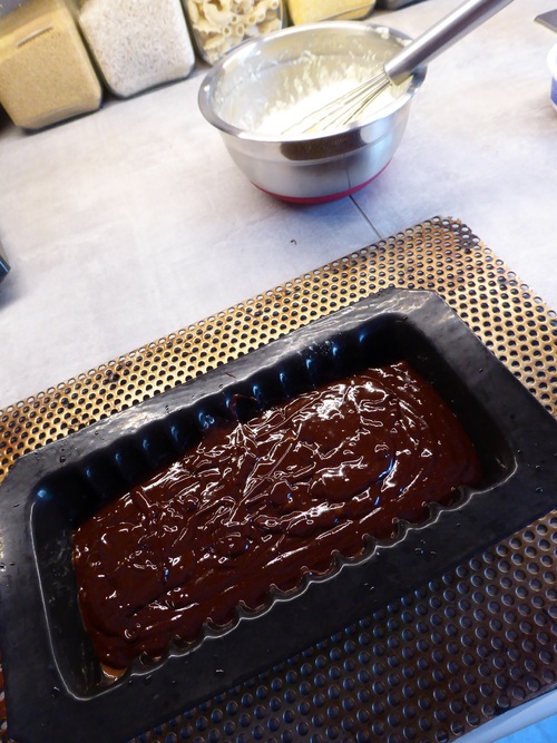 Un Cake bicouche Chocolat Mascarpone
