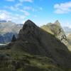 Descente vers la Brèche inférieure de Moundelhs