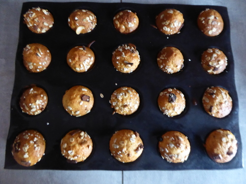 Des Mini Muffins au Yaourt et Muesli