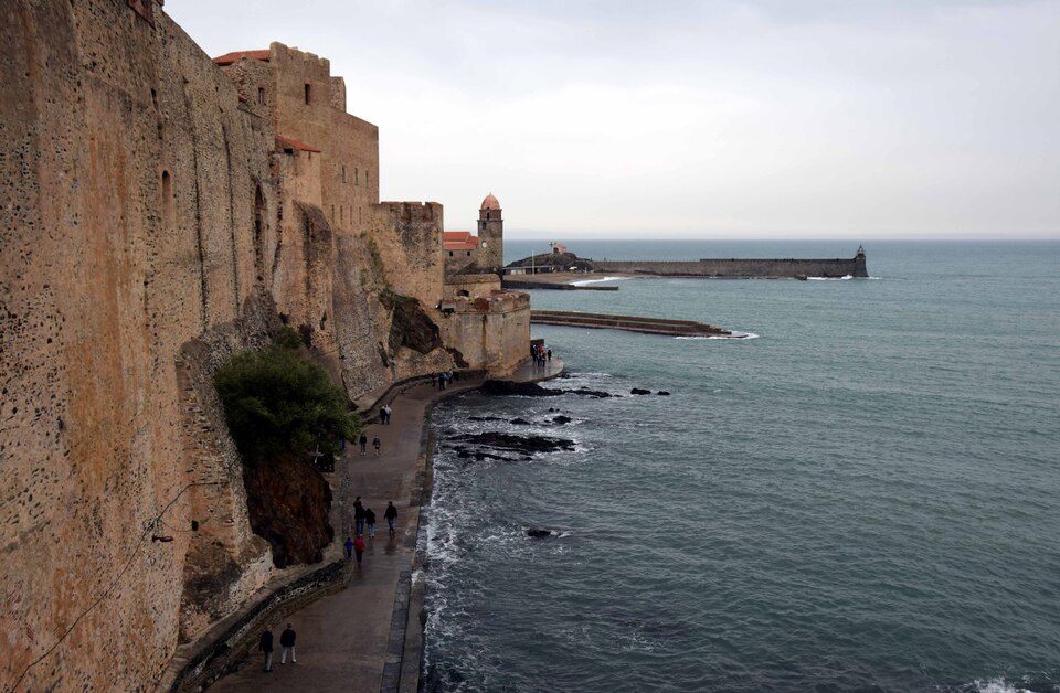 Collioure - Le fort royal et la rade