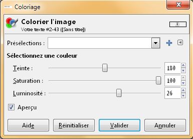 [GIMP] - Une typo éclairée de l'intérieur