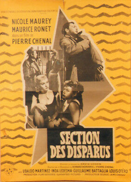 Section des disparus, Pierre Chenal, 1958