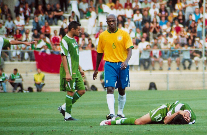le Mercredi 22 août 2007  au stade de la Mosson, Montpellier Brésil - Algérie 2-0